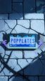 Dark Fairy Mistress x PopPlates — 3D printed fantasy villain license plate frame with sculpted horns and wing accents, made in Vancouver BC