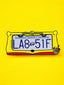 Winnie the Pooh x PopPlates — 3D printed nostalgic kawaii license plate frame featuring Pooh bear details, made in Vancouver BC