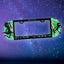 Rick and Morty x PopPlates — 3D printed sci-fi cartoon license plate frame with dual portal gun character details, made in Vancouver BC
