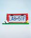 Snoopy Inspired PopPlate | Premium 3D License Plate Frame | Cute Doghouse Car Accessory | Napping Puppy Auto Decor