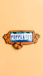 Garfield Inspired 3D License Plate Frame | Orange Lazy Cat Car Accessory