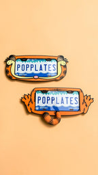 Garfield Inspired 3D License Plate Frame | Orange Lazy Cat Car Accessory