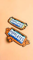 Garfield Inspired 3D License Plate Frame | Orange Lazy Cat Car Accessory