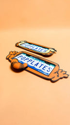 Garfield Inspired 3D License Plate Frame | Orange Lazy Cat Car Accessory