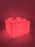 3D Printed Famous Brick Nightlight with Multi-Colored LED and Remote Controlled - Perfect Home Decor Gift for Enthusiasts of All Ages!
