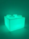 3D Printed Famous Brick Nightlight with Multi-Colored LED and Remote Controlled - Perfect Home Decor Gift for Enthusiasts of All Ages!