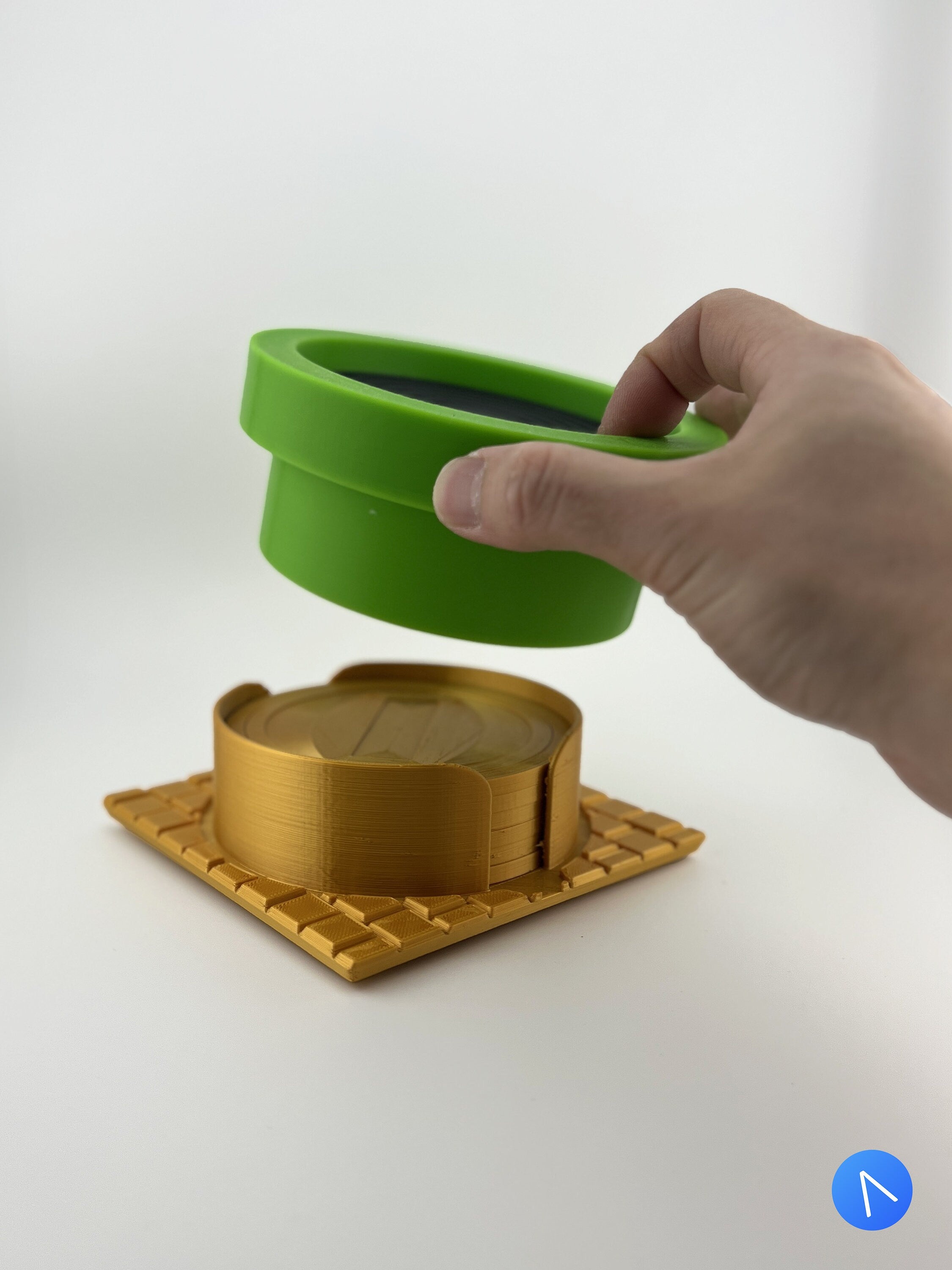 Super Mario Warp Pipe Coasters x PopPrints