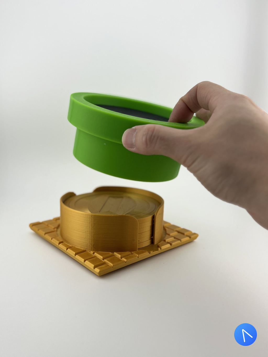 Super Mario Warp Pipe Coasters x PopPrints