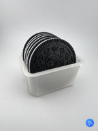 Whimsical Cream Cookie Coaster Set x PopPrints