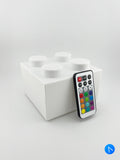 Lego Brick night light with IR remote controller