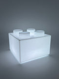 3D Printed Famous Brick Nightlight with Multi-Colored LED and Remote Controlled - Perfect Home Decor Gift for Enthusiasts of All Ages!