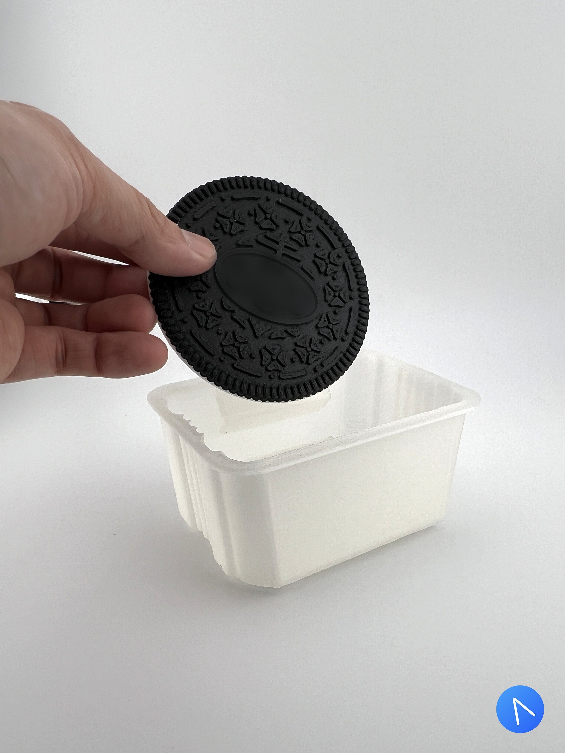Whimsical Cream Cookie Coaster Set x PopPrints