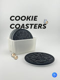 Whimsical Cream Cookie Coaster Set x PopPrints