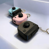 Joy-Con Controller Inspired AirTag Holder + Fidget Toy – Clickable Stick | Custom Colors | Fun & Functional!