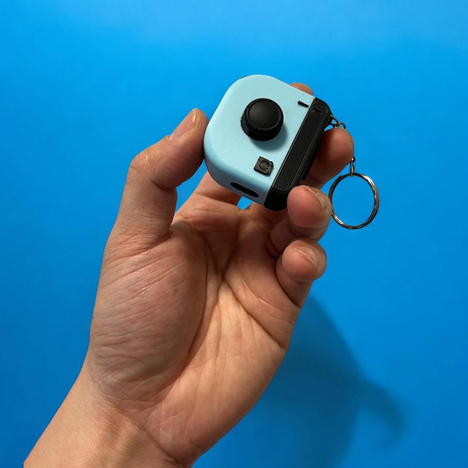 Joy-Con Controller Inspired AirTag Holder + Fidget Toy – Clickable Stick | Custom Colors | Fun & Functional!