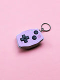 GBA-inspired AirTag holder Fidget toy in cutesy pink