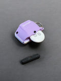 GBA-inspired AirTag holder Fidget toy with holder slot open