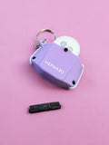 GBA-inspired AirTag holder Fidget toy with holder slot open