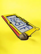 Winnie the Pooh x PopPlates — 3D printed nostalgic kawaii license plate frame featuring Pooh bear details, made in Vancouver BC
