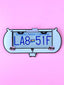 Chiikawa x PopPlates — 3D printed kawaii anime license plate frame featuring Chiikawa, Usagi, and Hachiware characters, made in Vancouver BC