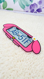 My Melody Inspired License Plate Frame: Pink Kawaii Car Decor