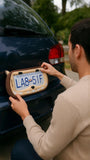 3D Printed Monster License Plate Frame: Funny Car Decor