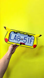 Pikachu Inspired License Plate Frame: 3D Printed Electric Mouse Car Decoration