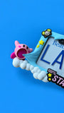 Kirby License Plate Frame | 3D Printed Cute Car Accessory | Star Powered Pink Character Plate Cover | Kawaii Car Mod | PopPlate Design