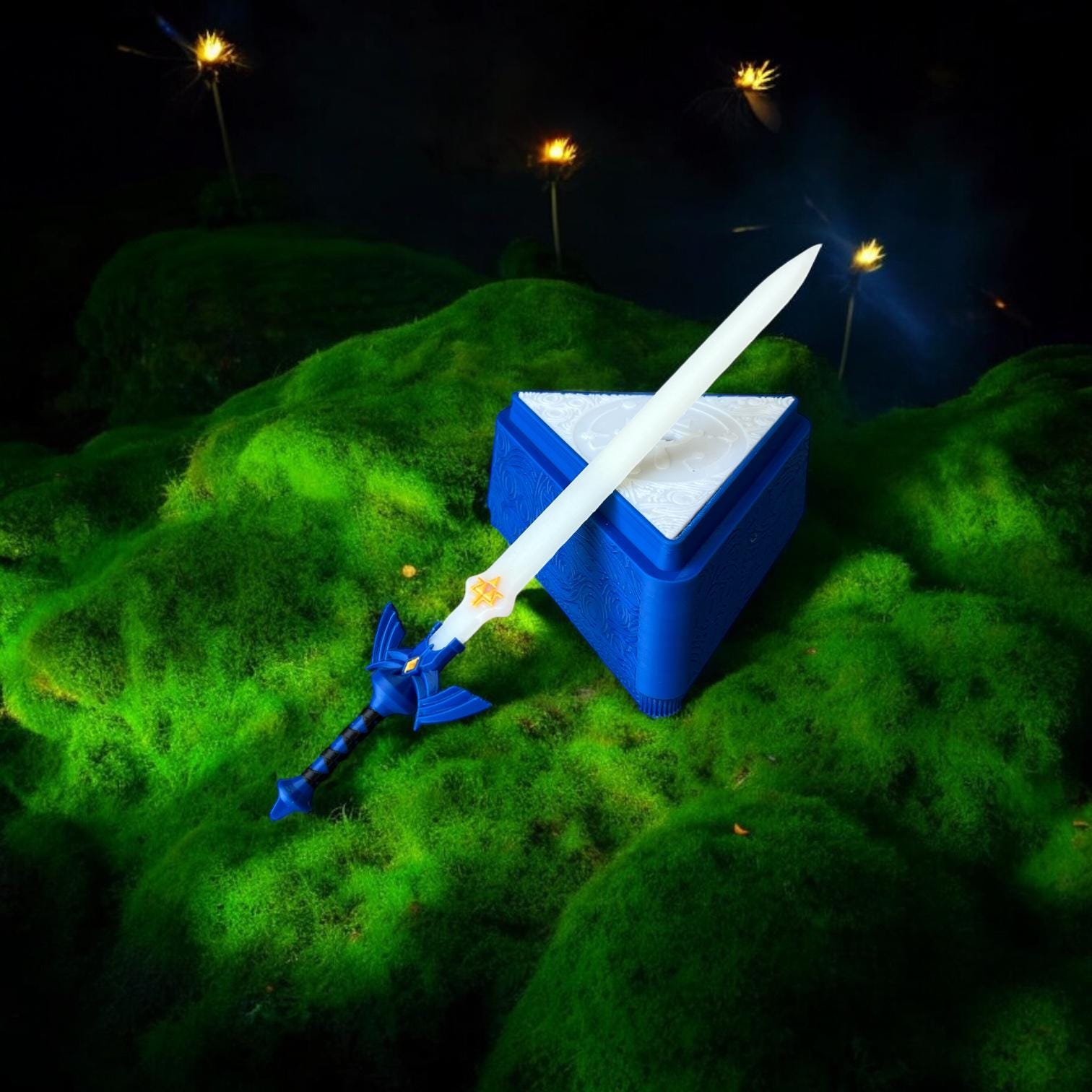 Zelda Master Sword Night Light: Glow-in-the-Dark Gamer Decor Secondary image