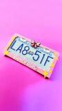 Gamer Girl License Plate Frame: 3D Printed 8-Bit Pixel Car Accessory