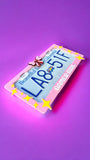 Gamer Girl License Plate Frame: 3D Printed 8-Bit Pixel Car Accessory