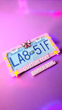 Gamer Girl License Plate Frame: 3D Printed 8-Bit Pixel Car Accessory