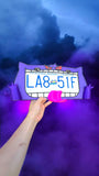 Gengar VMAX 3D License Plate Frame: Ghost Type Car Mod - Glow in Dark Option