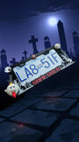 3D Printed King Boo License Plate Frame: Glow in the Dark Car Accessory