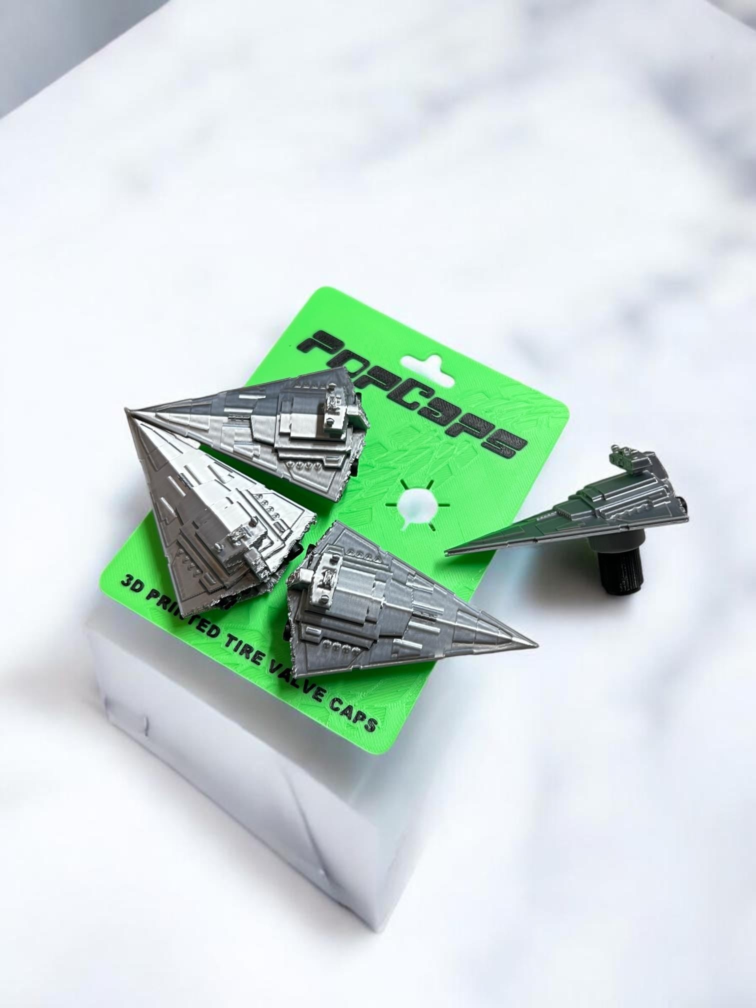 Star Destroyer Inspired PopCaps — 3D-Printed Tire Valve Caps That Pop!