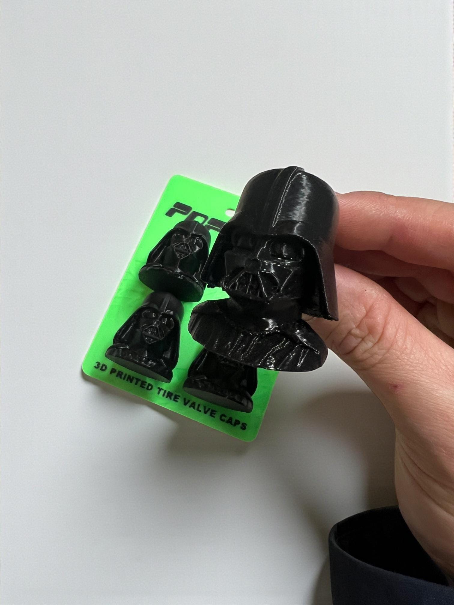 Galactic Dark Lord Inspired PopCaps – 3D Printed Tire Valve Caps Secondary image