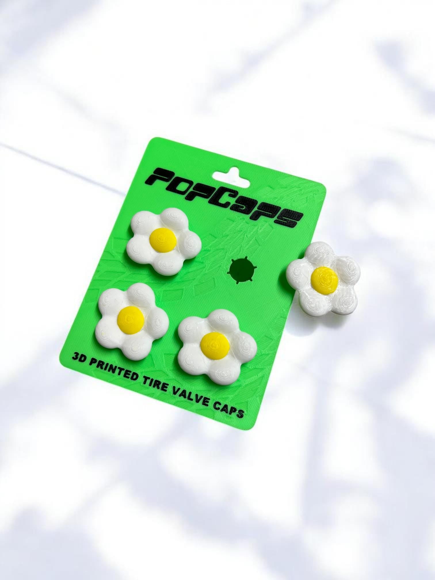 Cute Melody Flower PopCaps – 3D Printed Tire Valve Caps