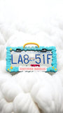 Angel Wing License Plate Frame Set – 3D Halo & Winged Design