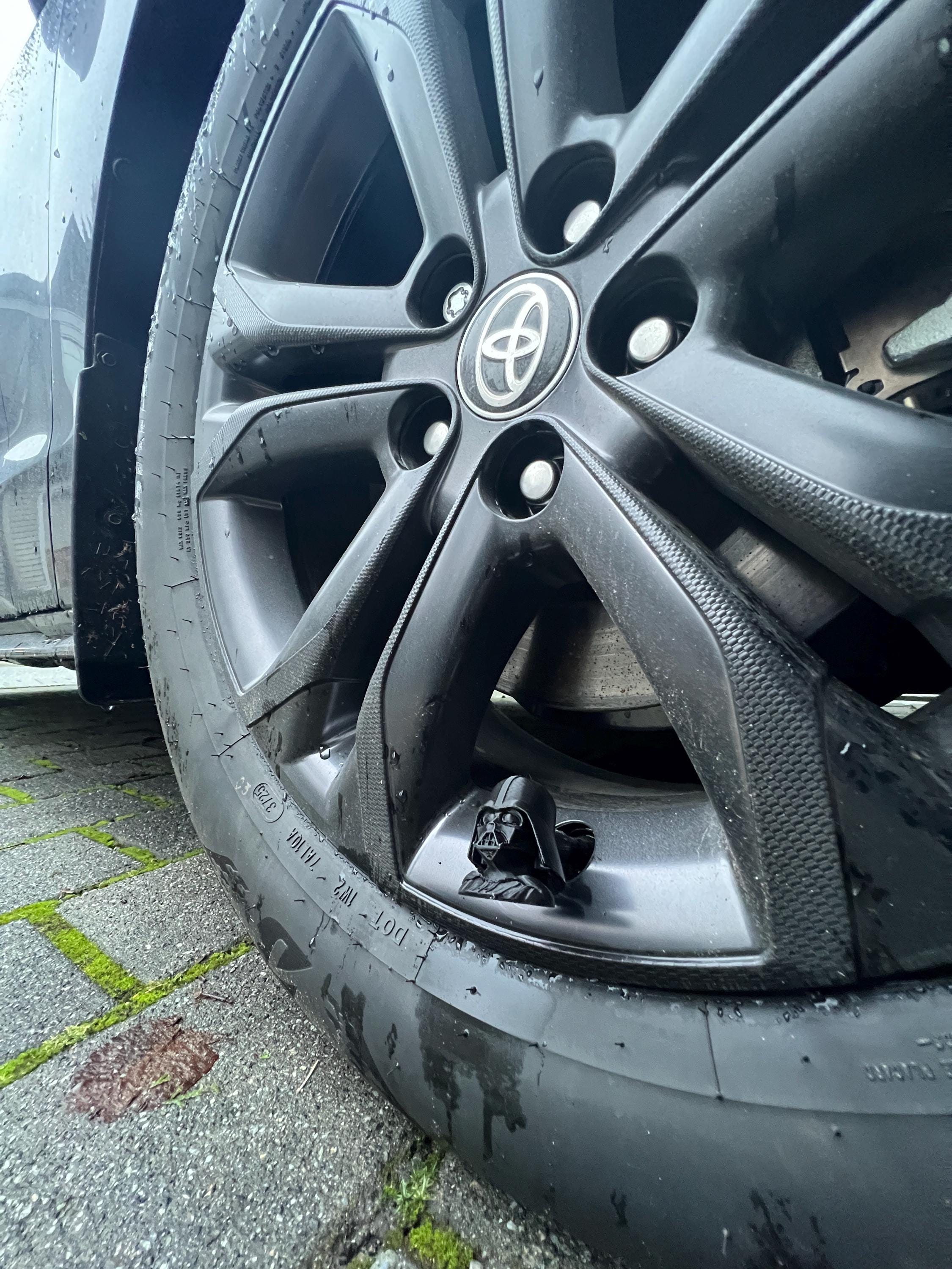 Galactic Dark Lord Inspired PopCaps – 3D Printed Tire Valve Caps