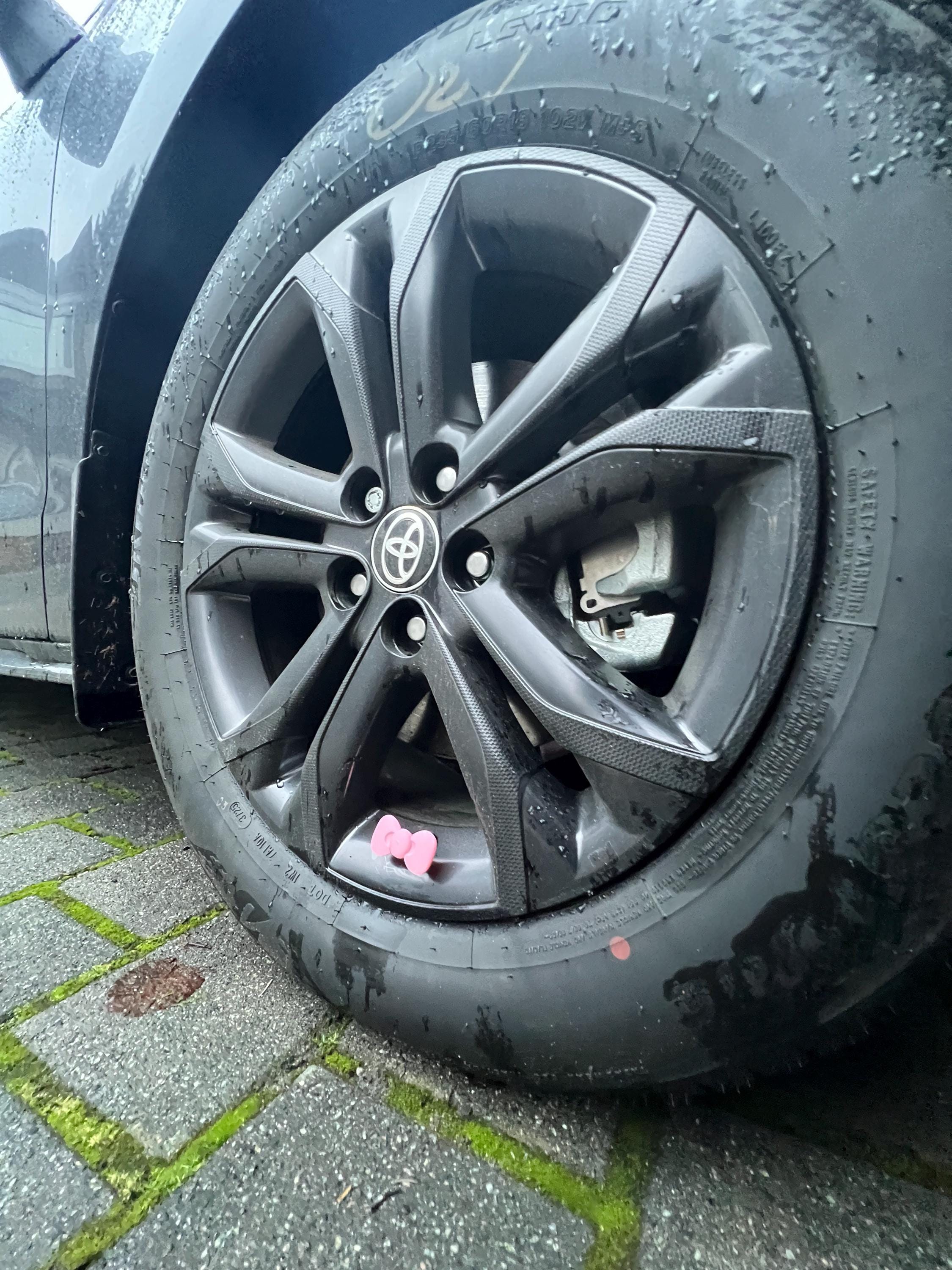 Kawaii Pink Bow PopCaps – 3D Printed Tire Valve Caps