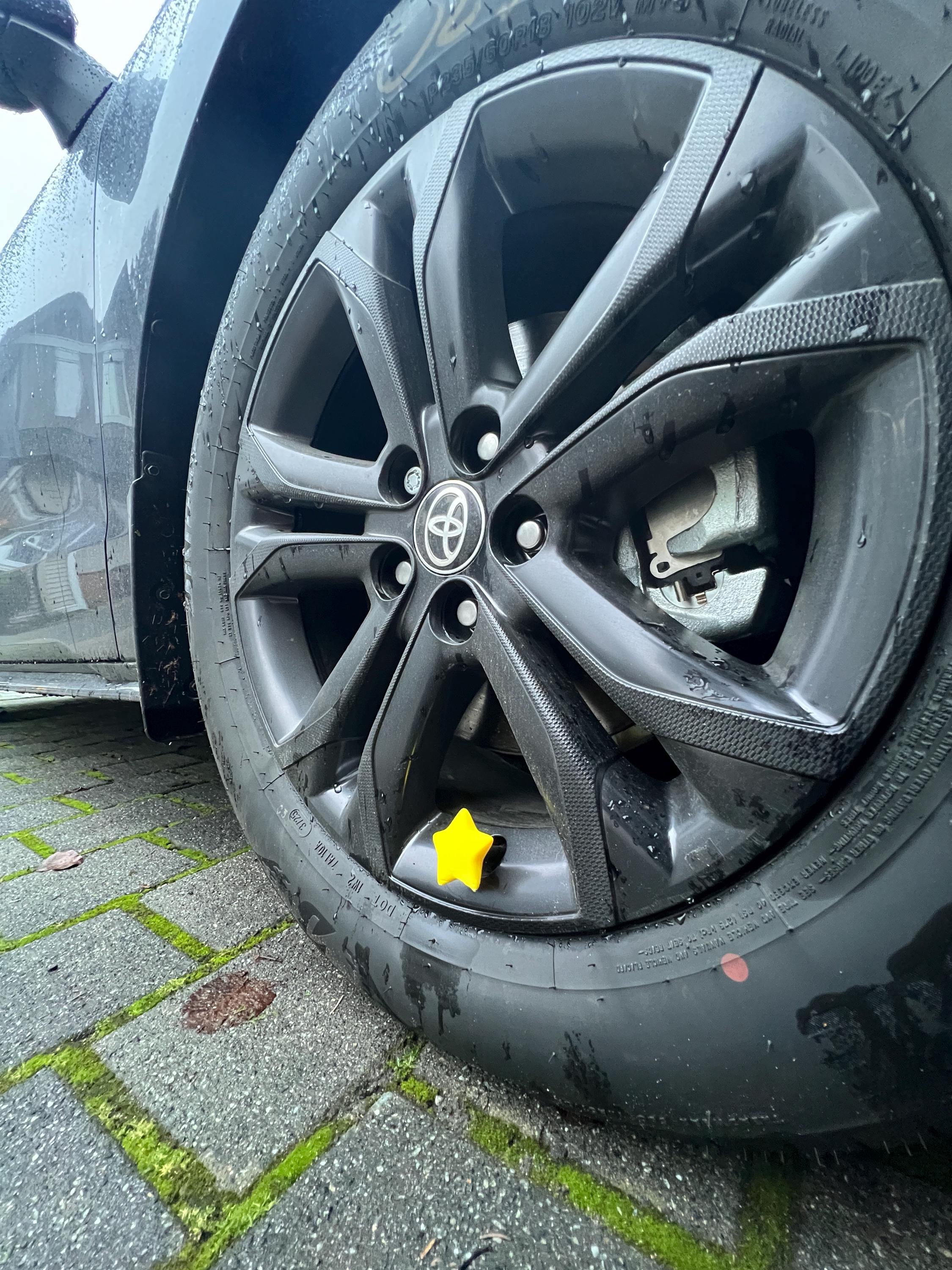 Power Star PopCaps – 3D Printed Tire Valve Caps