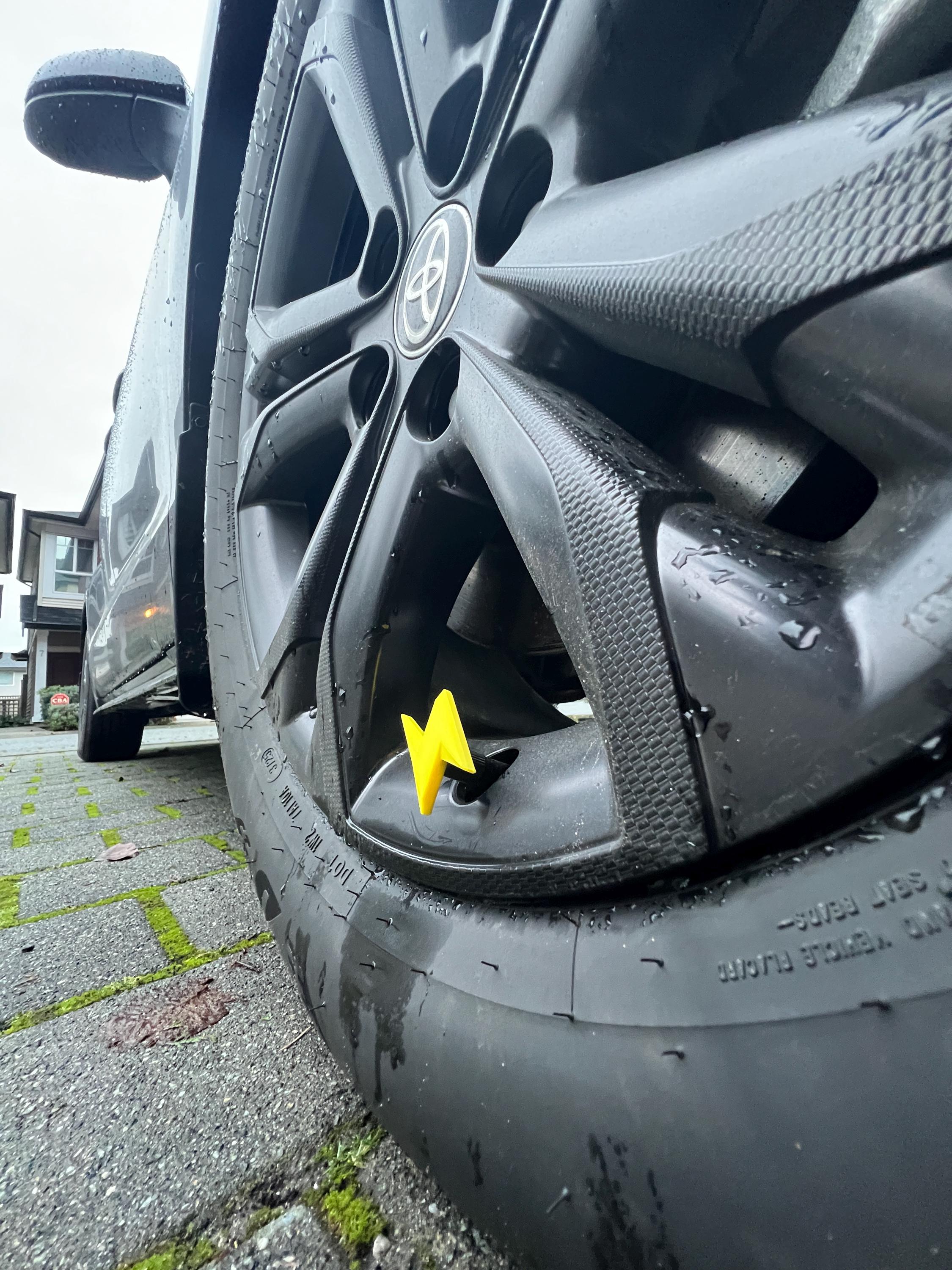 Electric Lightning PopCaps – 3D Printed Tire Valve Caps