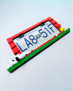 Snoopy Inspired PopPlate | Premium 3D License Plate Frame | Cute Doghouse Car Accessory | Napping Puppy Auto Decor