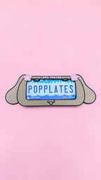 Mocha License Plate Frame – 3D Kawaii Sanri0 Car Accessory