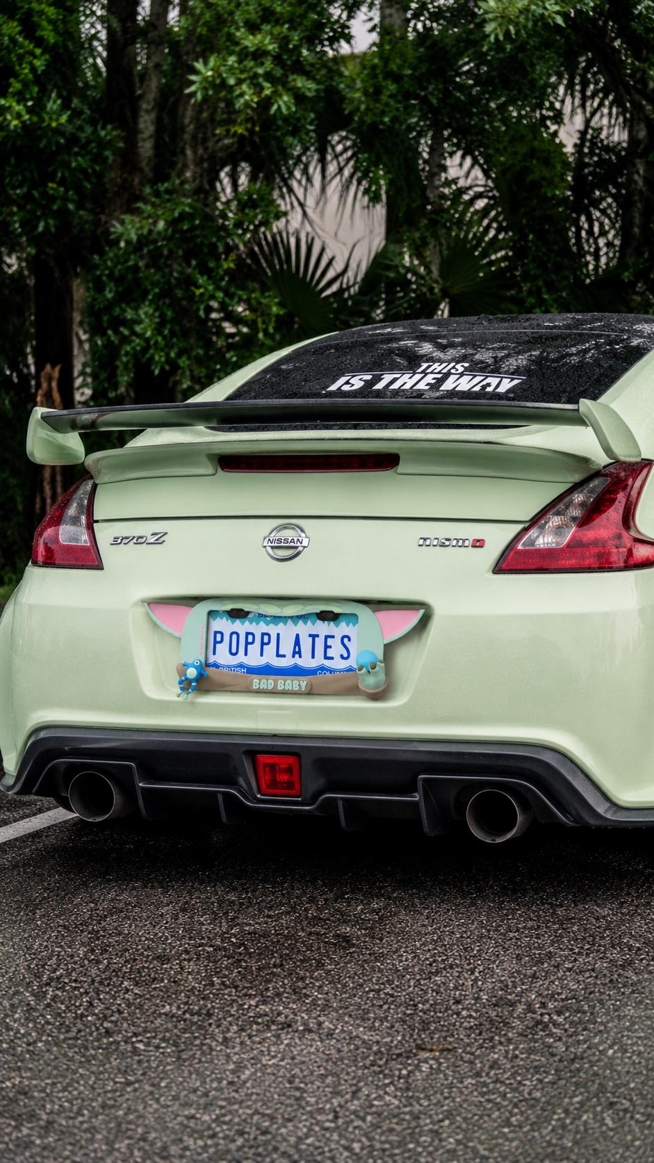 Hunter Rae Bad Baby x PopPlates | 3D Printed License Plate Frame Secondary image
