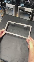 Pikachu Inspired License Plate Frame: 3D Printed Electric Mouse Car Decoration