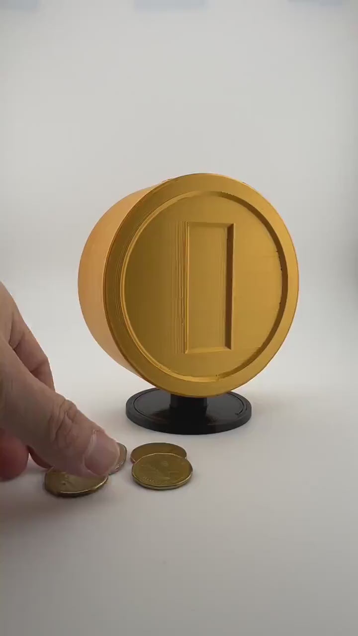 Mario Spin Coin Bank x PopPrints
